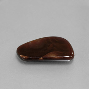 Ágata de fuego multicolor natural de 2,34 ct, forma elegante, opaco