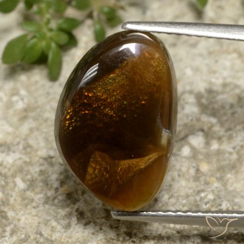 5.82ct Natural Multicolor Ágata de fuego, Elegante, Translúcido