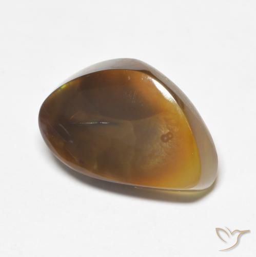Ágata de fuego Multicolor natural de 7.62 ct, Elegante, Translúcido