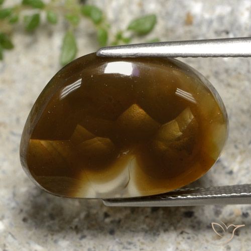 9.24ct Natural Multicolor Ágata de fuego, Elegante, Translúcido