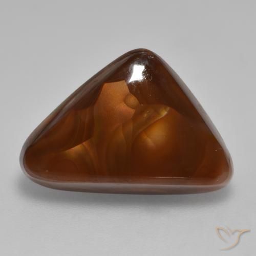 6.64ct Natural Multicolor Ágata de fuego, Trillón, Opaco