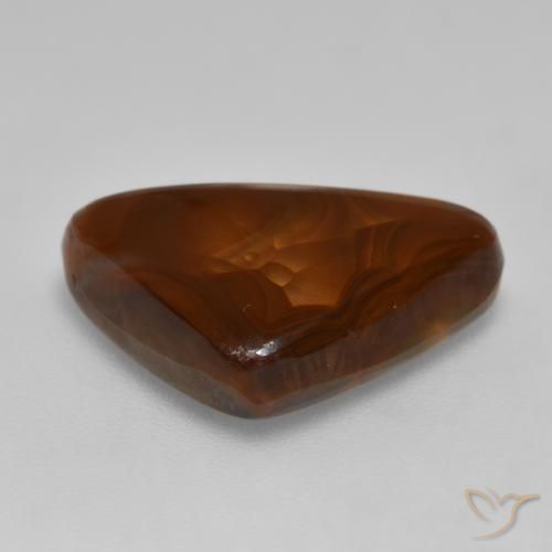 Ágata de fuego Multicolor natural de 6.64 ct, Trillón, Opaco