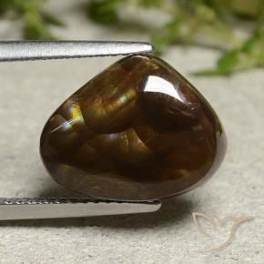 Ágata de fuego Multicolor natural de 5.95 ct, Elegante, Opaco