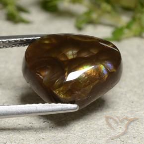 Ágata de fuego Multicolor natural de 5.95 ct, Elegante, Opaco