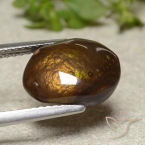 Ágata de fuego Multicolor natural de 3.69 ct, Elegante, Opaco