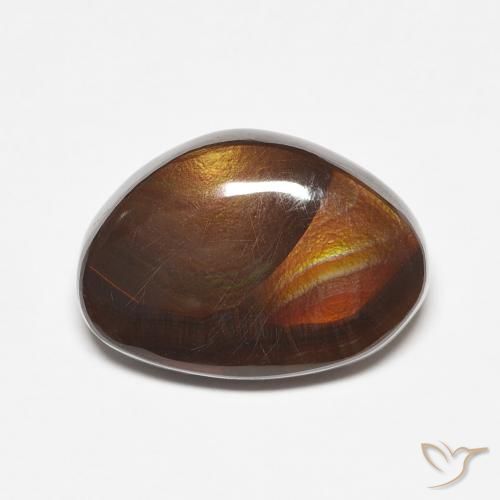 7.08ct Natural Multicolor Ágata de fuego, Elegante, Translúcido