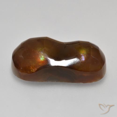 Ágata de fuego Multicolor natural de 9.99 ct, Elegante, Opaco