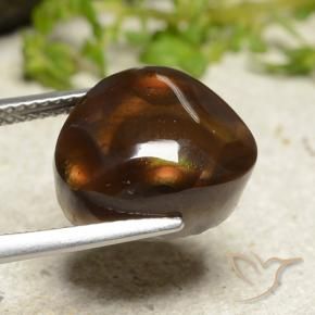 Ágata de fuego Multicolor natural de 8.24 ct, Elegante, Opaco