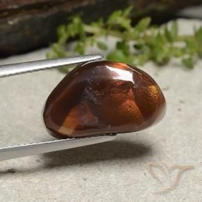 Ágata de fuego Multicolor natural de 8.54 ct, Elegante, Opaco