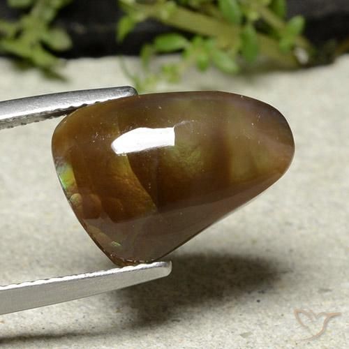 Ágata de fuego Multicolor natural de 8.38 ct, Elegante, Opaco