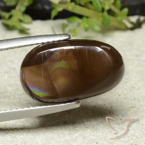 Ágata de fuego Multicolor natural de 6.46 ct, Elegante, Opaco