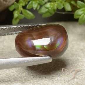 Ágata de fuego Multicolor natural de 4.50 ct, Elegante, Opaco