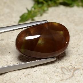 Ágata de fuego Multicolor natural de 6.69 ct, Elegante, Opaco