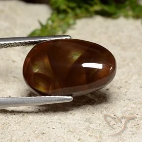 Ágata de fuego Multicolor natural de 6.69 ct, Elegante, Opaco