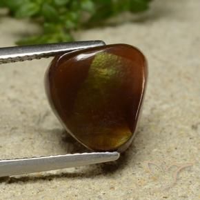 Ágata de fuego Multicolor natural de 4.94 ct, Elegante, Opaco