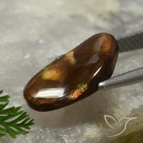 Ágata de fuego Multicolor natural de 2.77 ct, Elegante, Opaco