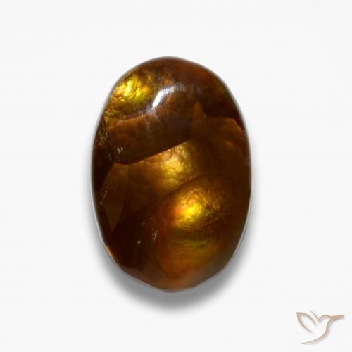 4.19ct Natural Multicolor Ágata de fuego, Ovalada, Opaco