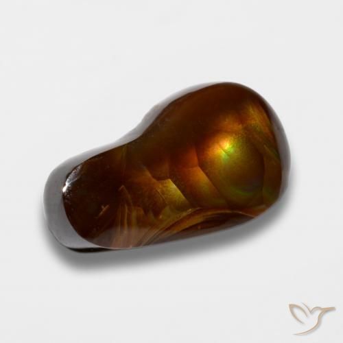 Ágata de fuego Multicolor natural de 7.36 ct, Elegante, Opaco