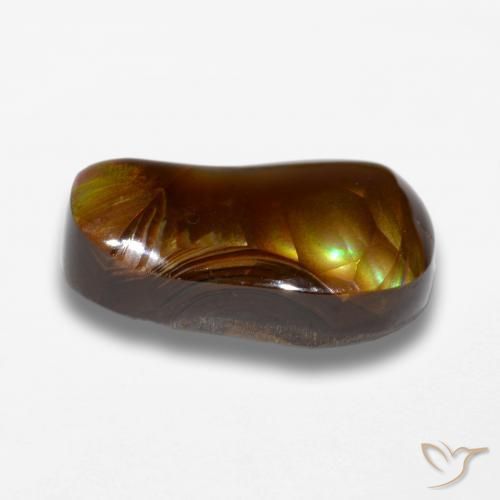 Ágata de fuego Multicolor natural de 7.36 ct, Elegante, Opaco