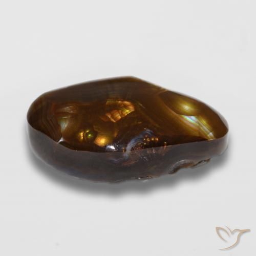 Ágata de fuego Multicolor natural de 11.34 ct, Elegante, Opaco