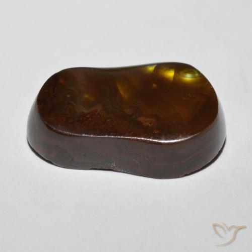 Ágata de fuego Multicolor natural de 11.34 ct, Elegante, Opaco