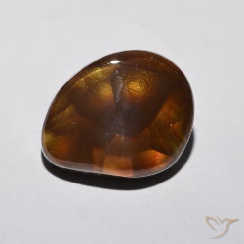 8.70ct Natural Multicolor Ágata de fuego, Elegante, Opaco