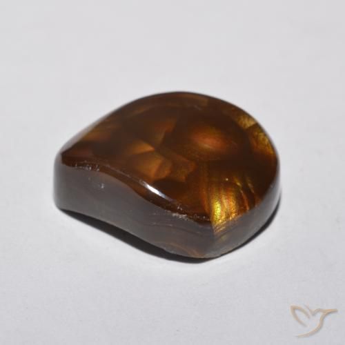 Ágata de fuego Multicolor natural de 8.70 ct, Elegante, Opaco