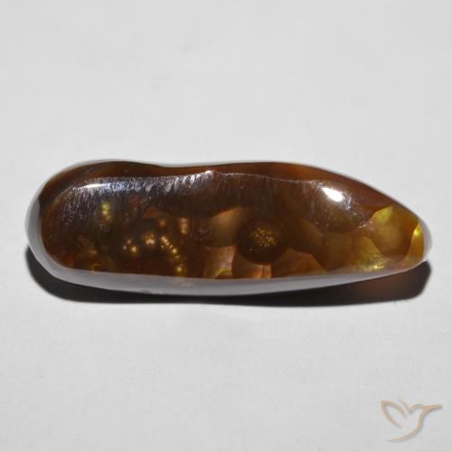 Ágata de fuego Multicolor natural de 8.55 ct, Elegante, Opaco