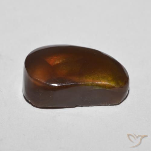 Ágata de fuego Multicolor natural de 6.88 ct, Elegante, Opaco