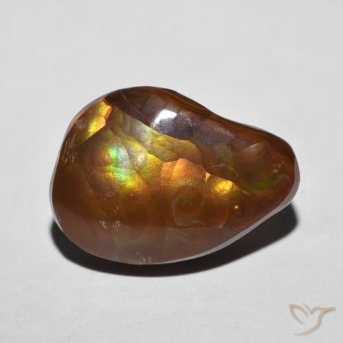 7.28ct Natural Multicolor Ágata de fuego, Elegante, Opaco