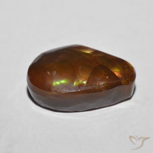 Ágata de fuego Multicolor natural de 7.28 ct, Elegante, Opaco