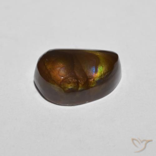 Ágata de fuego Multicolor natural de 5.55 ct, Elegante, Opaco