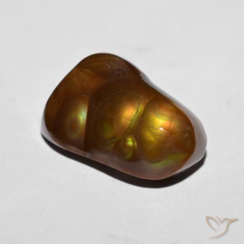 Ágata de fuego Multicolor natural de 6.92 ct, Elegante, Opaco