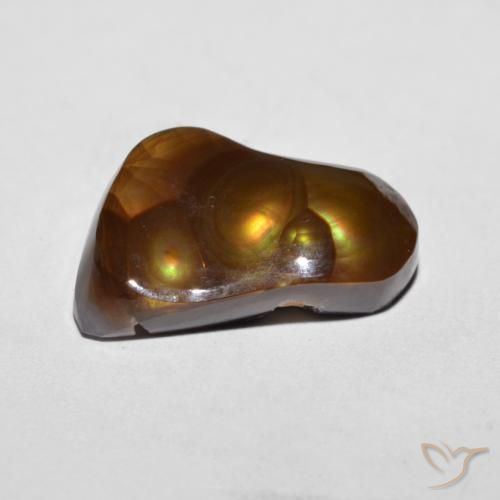 Ágata de fuego Multicolor natural de 6.92 ct, Elegante, Opaco