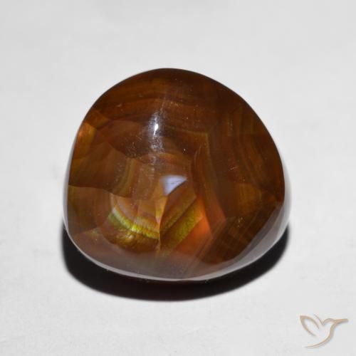 Ágata de fuego Multicolor natural de 7.93 ct, Elegante, Opaco