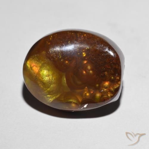 7.96ct Natural Multicolor Ágata de fuego, Elegante, Opaco