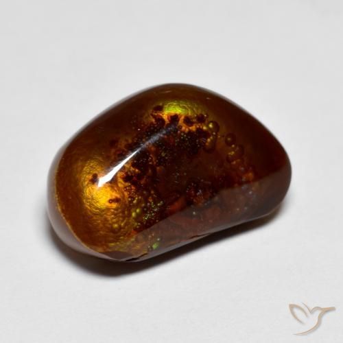 Ágata de fuego Multicolor natural de 8.53 ct, Elegante, Opaco
