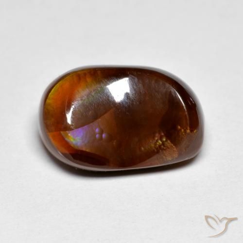 5.66ct Natural Multicolor Ágata de fuego, Elegante, Opaco