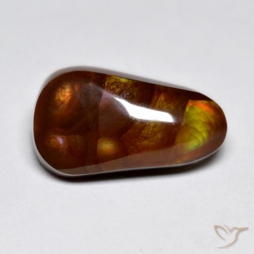 7.93ct Natural Multicolor Ágata de fuego, Elegante, Opaco