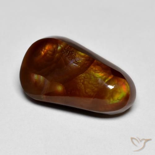 Ágata de fuego Multicolor natural de 7.93 ct, Elegante, Opaco