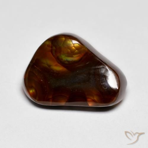 7.05ct Natural Multicolor Ágata de fuego, Elegante, Opaco