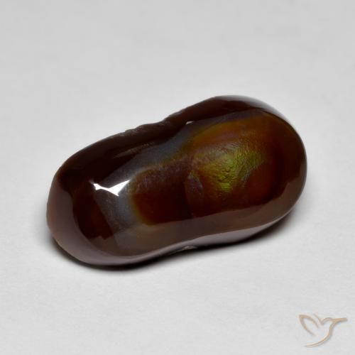Ágata de fuego Multicolor natural de 8.29 ct, Elegante, Opaco