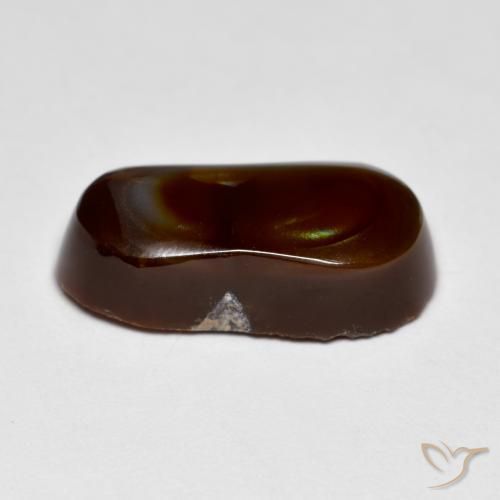 Ágata de fuego Multicolor natural de 8.29 ct, Elegante, Opaco