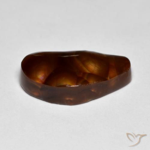 Ágata de fuego Multicolor natural de 7.24 ct, Elegante, Opaco