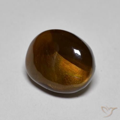 Ágata de fuego Multicolor natural de 4.24 ct, Elegante, Opaco