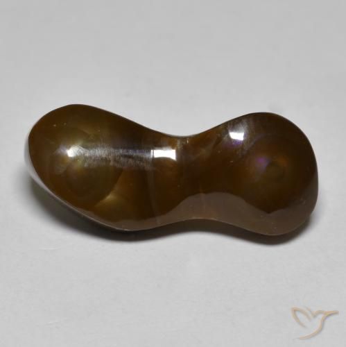 Ágata de fuego Multicolor natural de 8.64 ct, Elegante, Opaco