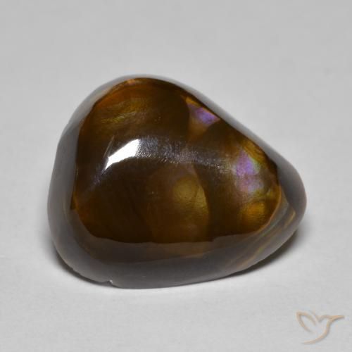8.88ct Natural Multicolor Ágata de fuego, Elegante, Opaco