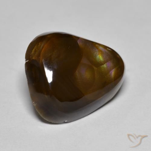 Ágata de fuego Multicolor natural de 8.88 ct, Elegante, Opaco