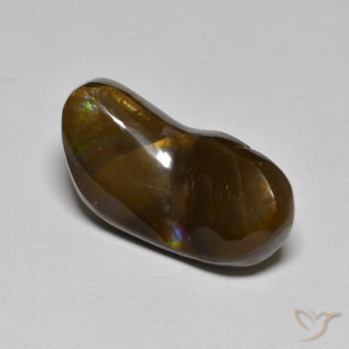 6.23ct Natural Multicolor Ágata de fuego, Elegante, Opaco