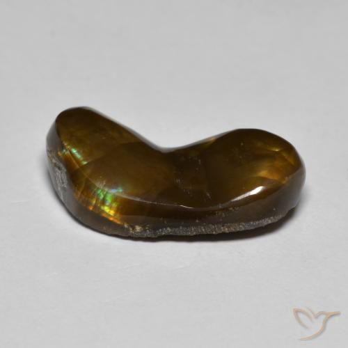 Ágata de fuego Multicolor natural de 6.23 ct, Elegante, Opaco